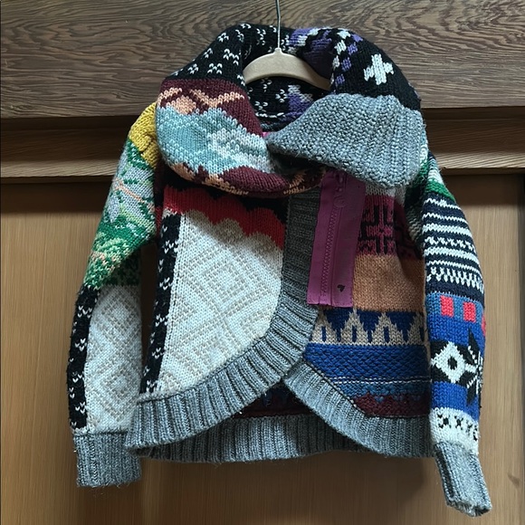 Desigual Other - Desigual Multicolor Patchwork Kids Sweater